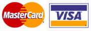 We accept Visa and MasterCard